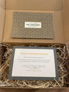 The Cheesery Dundee - cheese subscription box